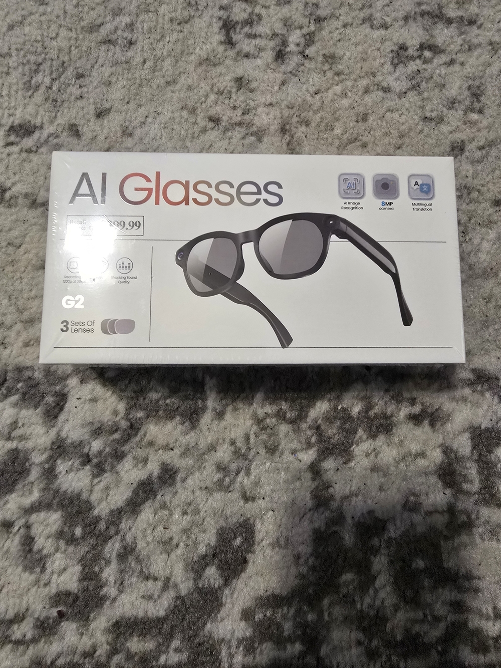 G2 Smart Sunglasses in Black -